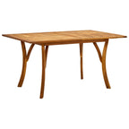 Gartentisch 150x90x75 cm Akazie Massivholz