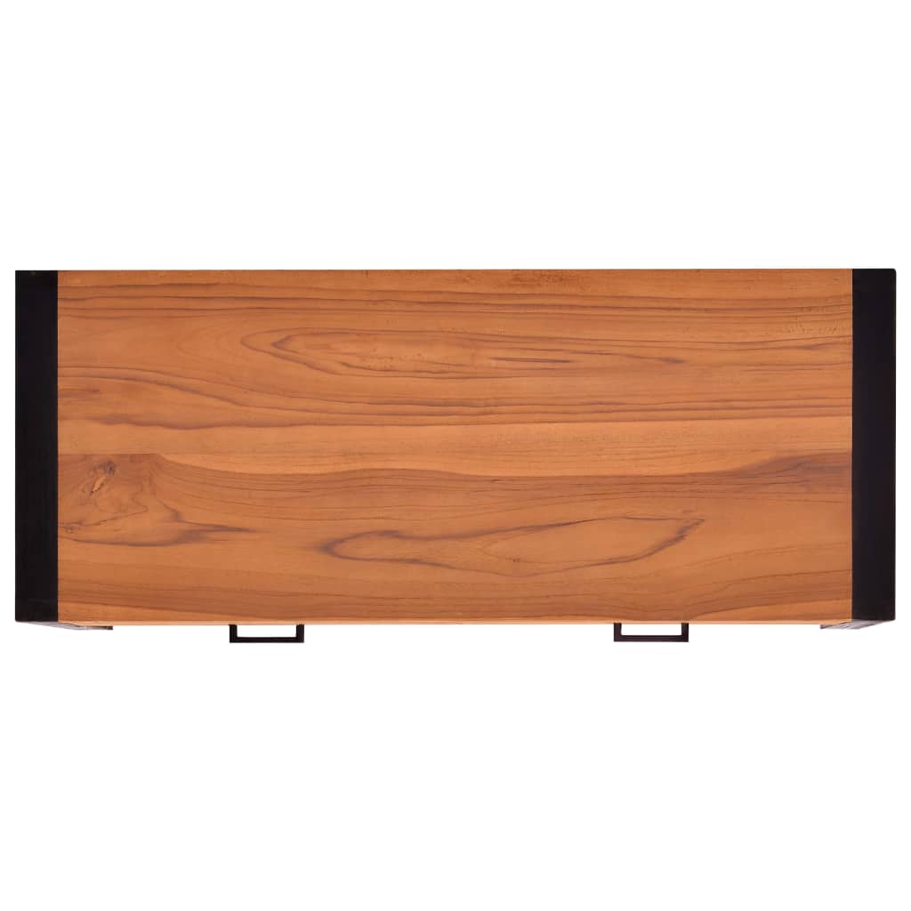 Schreibtisch mit 2 Schubladen 100x40x75 cm Teakholz