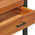 Schreibtisch mit 2 Schubladen 100x40x75 cm Teakholz