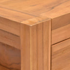 Schreibtisch mit 2 Schubladen 100x40x75 cm Teakholz