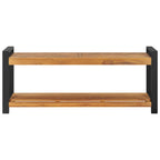 Sitzbank 120 cm Massivholz Teak