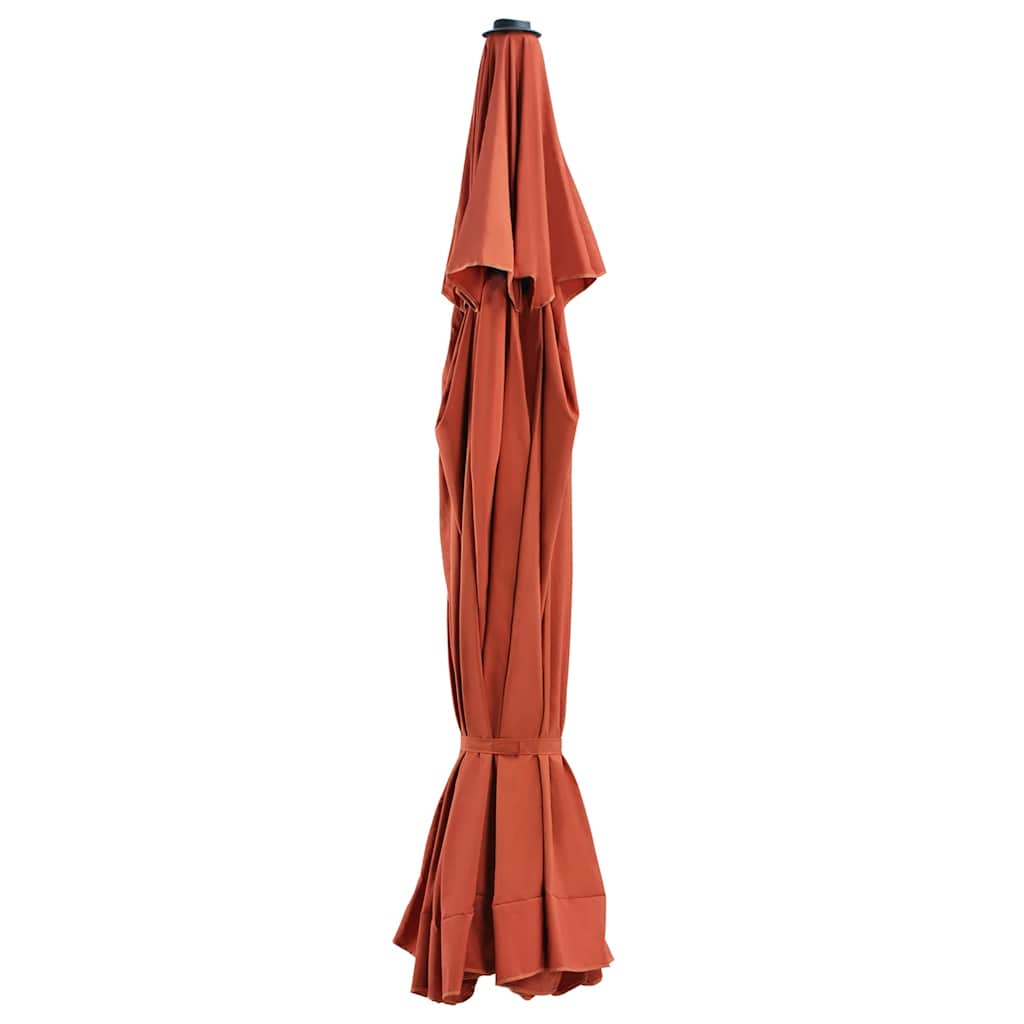 Ersatzbezug für Sonnenschirm Terracotta-Rot 500 cm