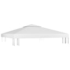 Pavillon-Dachplane mit Kaminabzug 310 g/m² 3x3 m Weiß