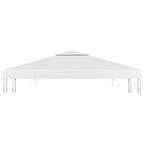 Pavillon-Dachplane mit Kaminabzug 310 g/m² 3x3 m Weiß