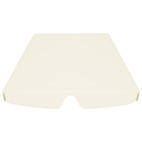 Ersatzdach für Hollywoodschaukel Creme 150/130x105/70 cm