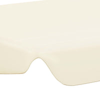 Ersatzdach für Hollywoodschaukel Creme 150/130x105/70 cm