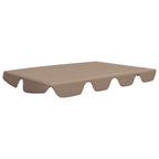 Ersatzdach für Hollywoodschaukel Taupe 150/130x105/70 cm