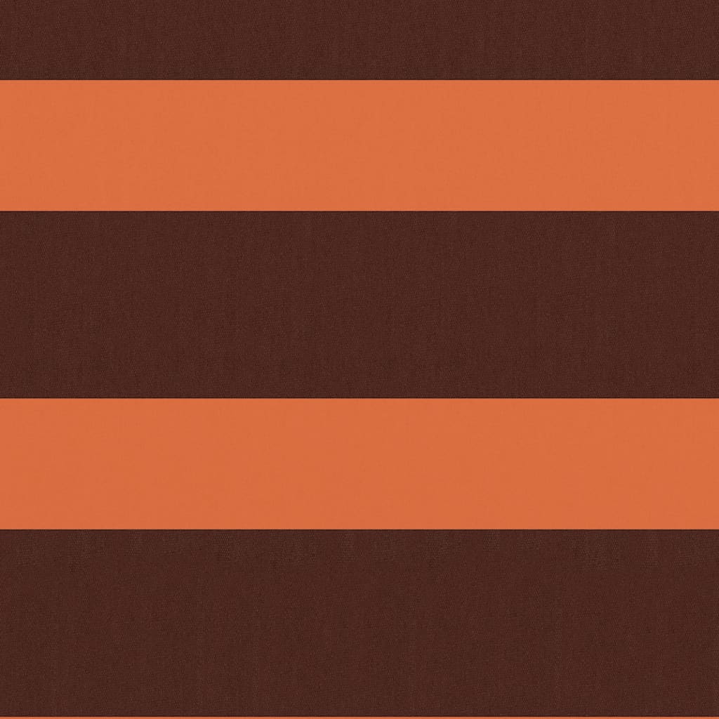 Balkon-Sichtschutz Orange und Braun 75x300 cm Oxford-Gewebe