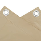 Balkon-Sichtschutz Beige 75x300 cm Oxford-Gewebe