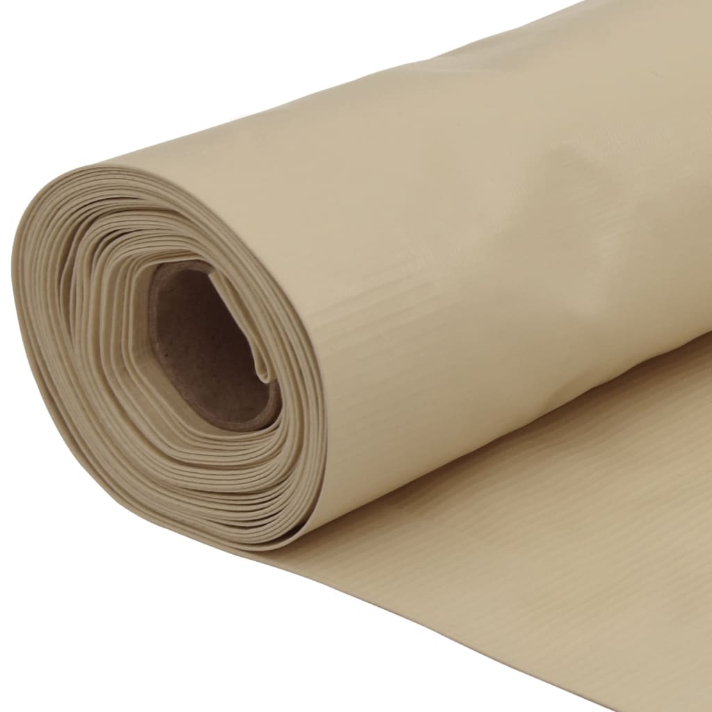 Balkon-Sichtschutz Beige 120x300 cm Oxford-Gewebe
