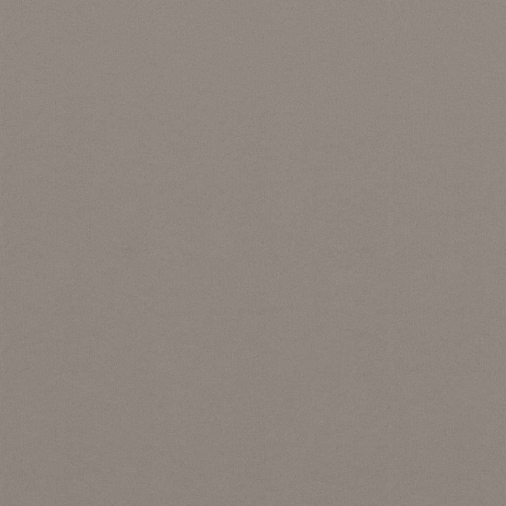 Balkon-Sichtschutz Taupe 90x600 cm Oxford-Gewebe