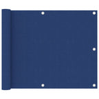 Balkon-Sichtschutz Blau 75x300 cm Oxford-Gewebe