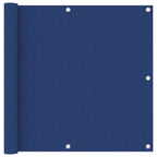 Balkon-Sichtschutz Blau 90x600 cm Oxford-Gewebe