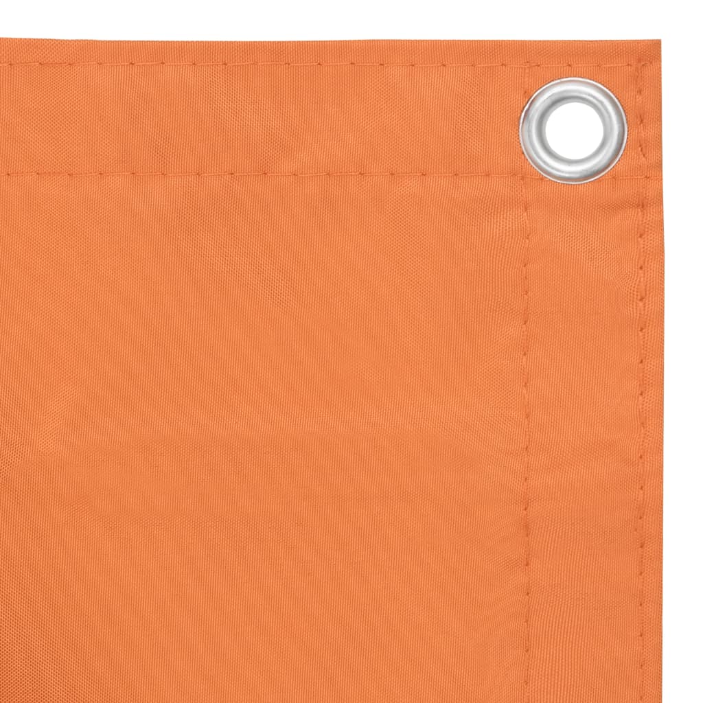 Balkon-Sichtschutz Orange 75x500 cm Oxford-Gewebe