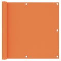 Balkon-Sichtschutz Orange 90x300 cm Oxford-Gewebe
