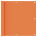 Balkon-Sichtschutz Orange 90x300 cm Oxford-Gewebe