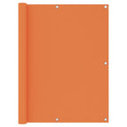 Balkon-Sichtschutz Orange 120x500 cm Oxford-Gewebe
