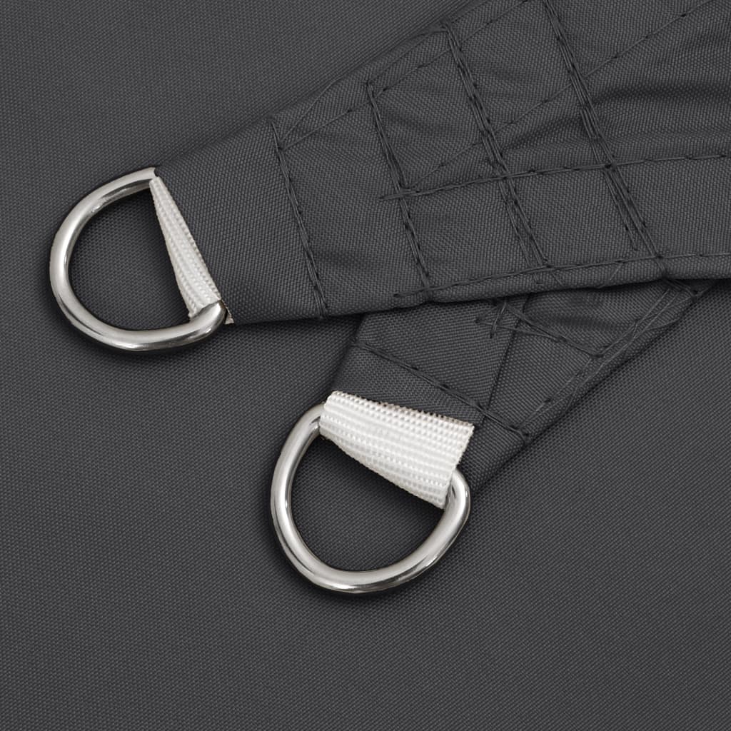 Sonnensegel Oxford-Gewebe Quadratisch 5x5 m Anthrazit