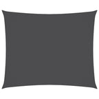 Sonnensegel Oxford-Gewebe Rechteckig 2,5x3,5 m Anthrazit