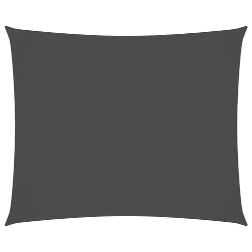 Sonnensegel Oxford-Gewebe Rechteckig 4x5 m Anthrazit