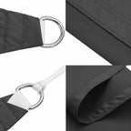 Sonnensegel Oxford-Gewebe Dreieckig 3x4x4 m Anthrazit