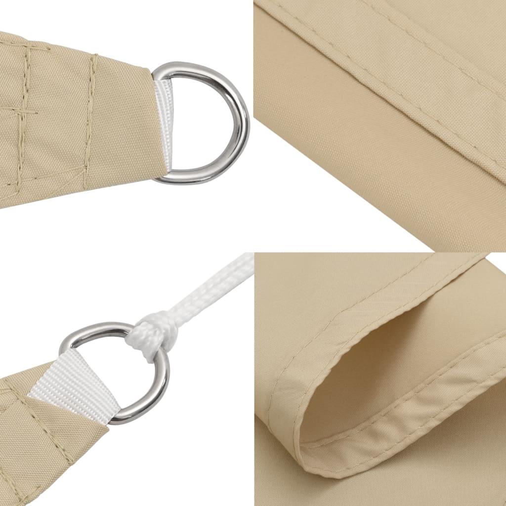 Sonnensegel Oxford-Gewebe Quadratisch 3x3 m Beige