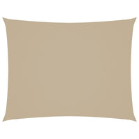 Sonnensegel Oxford-Gewebe Rechteckig 3x4 m Beige