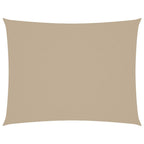 Sonnensegel Oxford-Gewebe Rechteckig 5x6 m Beige