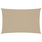 Sonnensegel Oxford-Gewebe Rechteckig 5x8 m Beige