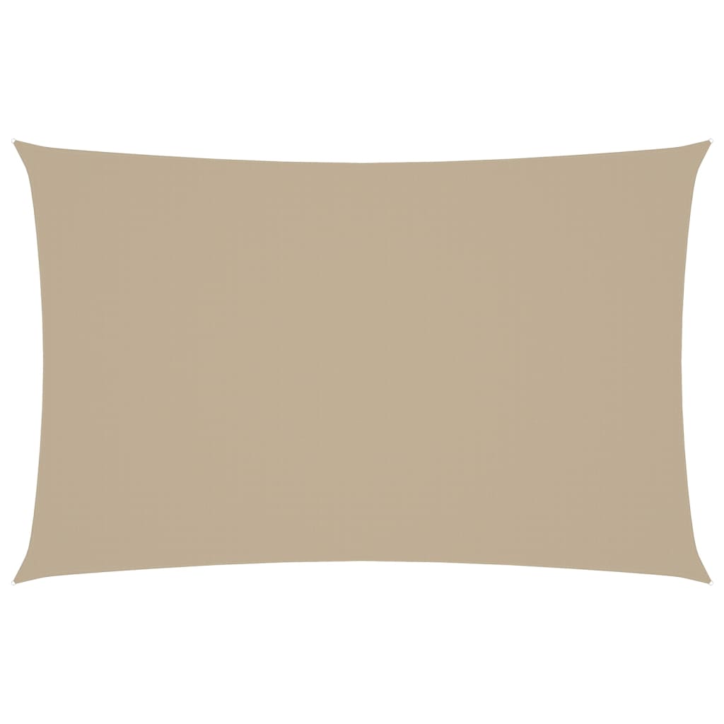 Sonnensegel Oxford-Gewebe Rechteckig 5x8 m Beige