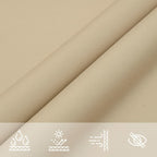 Sonnensegel Oxford-Gewebe Rechteckig 5x8 m Beige