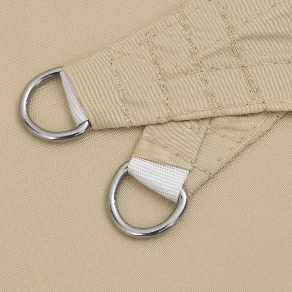 Sonnensegel Oxford-Gewebe Dreieckig 5x7x7 m Beige