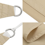 Sonnensegel Oxford-Gewebe Dreieckig 5x7x7 m Beige