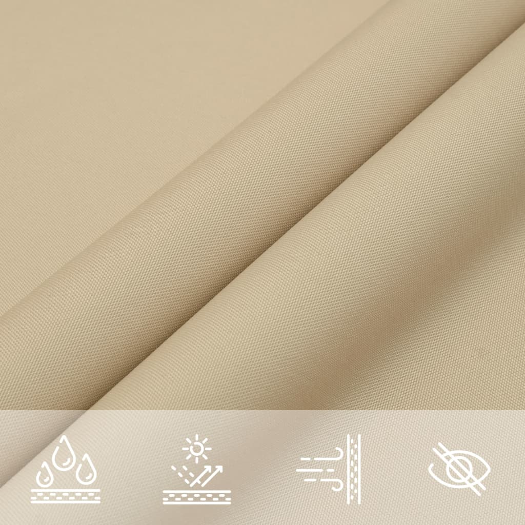 Sonnensegel Oxford-Gewebe Dreieckig 5x7x7 m Beige