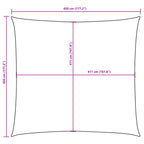Sonnensegel Oxford-Gewebe Quadratisch 4,5x4,5 m Creme