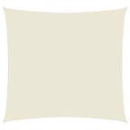 Sonnensegel Oxford-Gewebe Quadratisch 5x5 m Creme