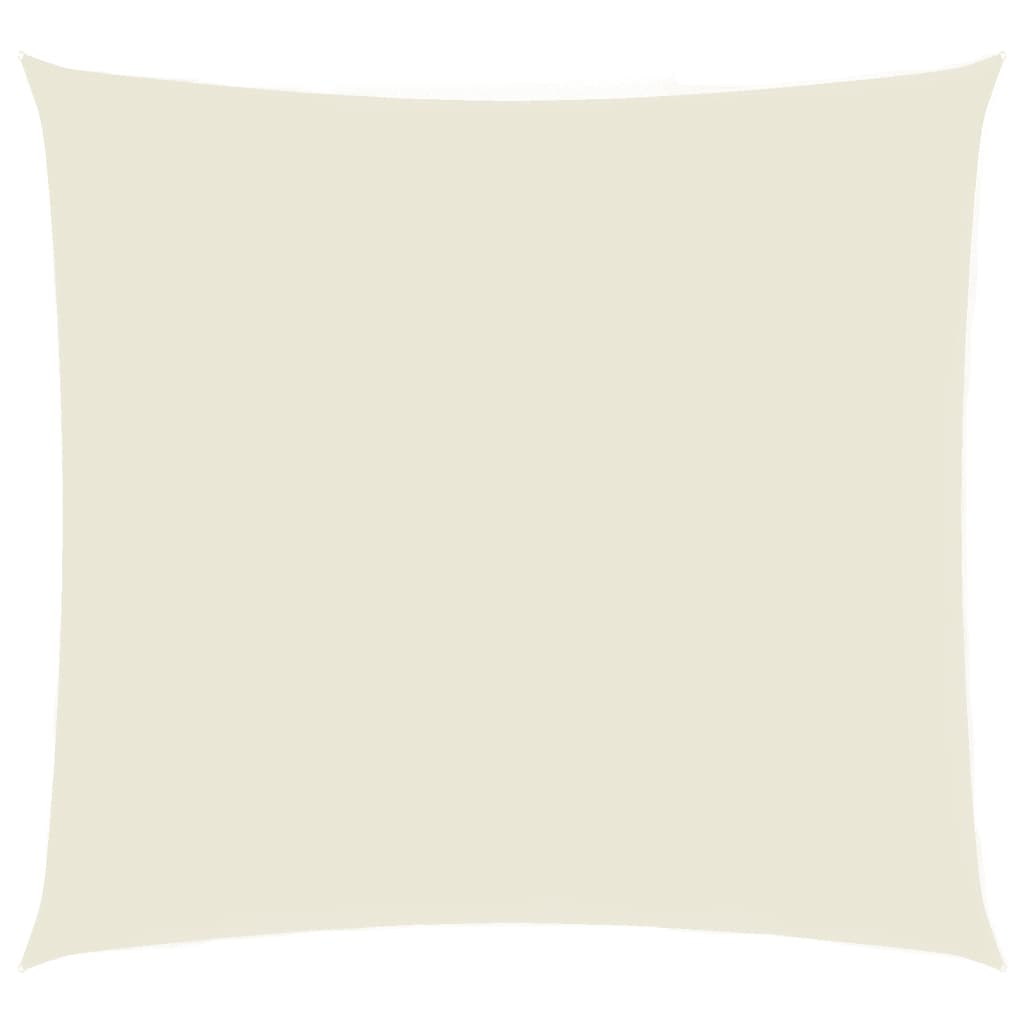 Sonnensegel Oxford-Gewebe Quadratisch 5x5 m Creme