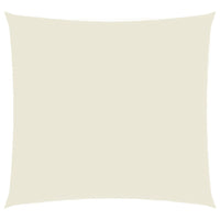 Sonnensegel Oxford-Gewebe Quadratisch 5x5 m Creme