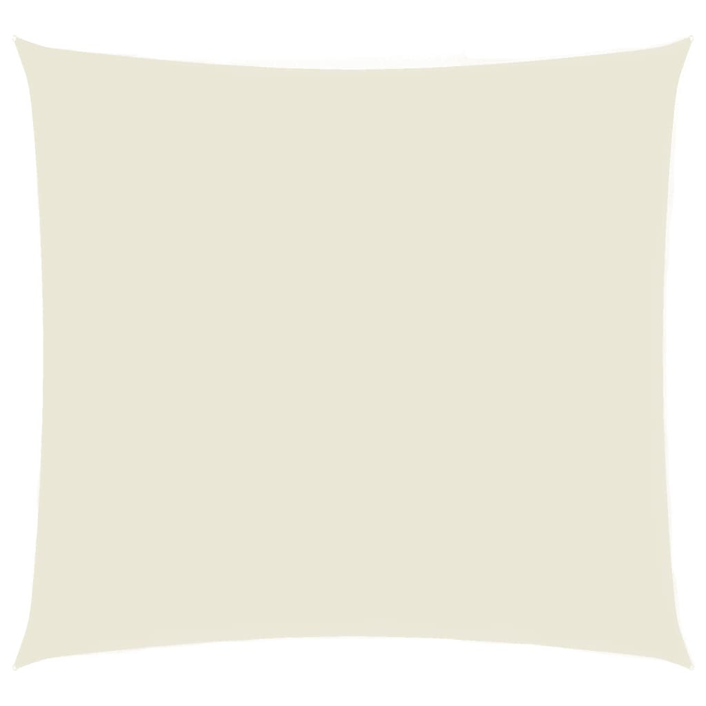 Sonnensegel Oxford-Gewebe Quadratisch 5x5 m Creme