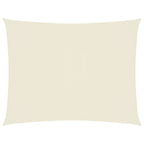 Sonnensegel Oxford-Gewebe Rechteckig 2x3,5 m Creme