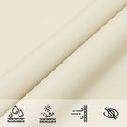 Sonnensegel Oxford-Gewebe Rechteckig 2x3,5 m Creme
