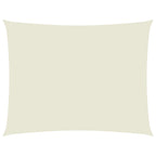 Sonnensegel Oxford-Gewebe Rechteckig 3,5x4,5 m Creme