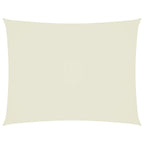 Sonnensegel Oxford-Gewebe Rechteckig 4x5 m Creme