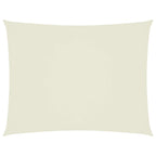 Sonnensegel Oxford-Gewebe Rechteckig 5x6 m Creme
