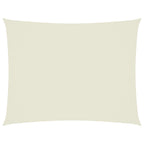 Sonnensegel Oxford-Gewebe Rechteckig 6x8 m Creme