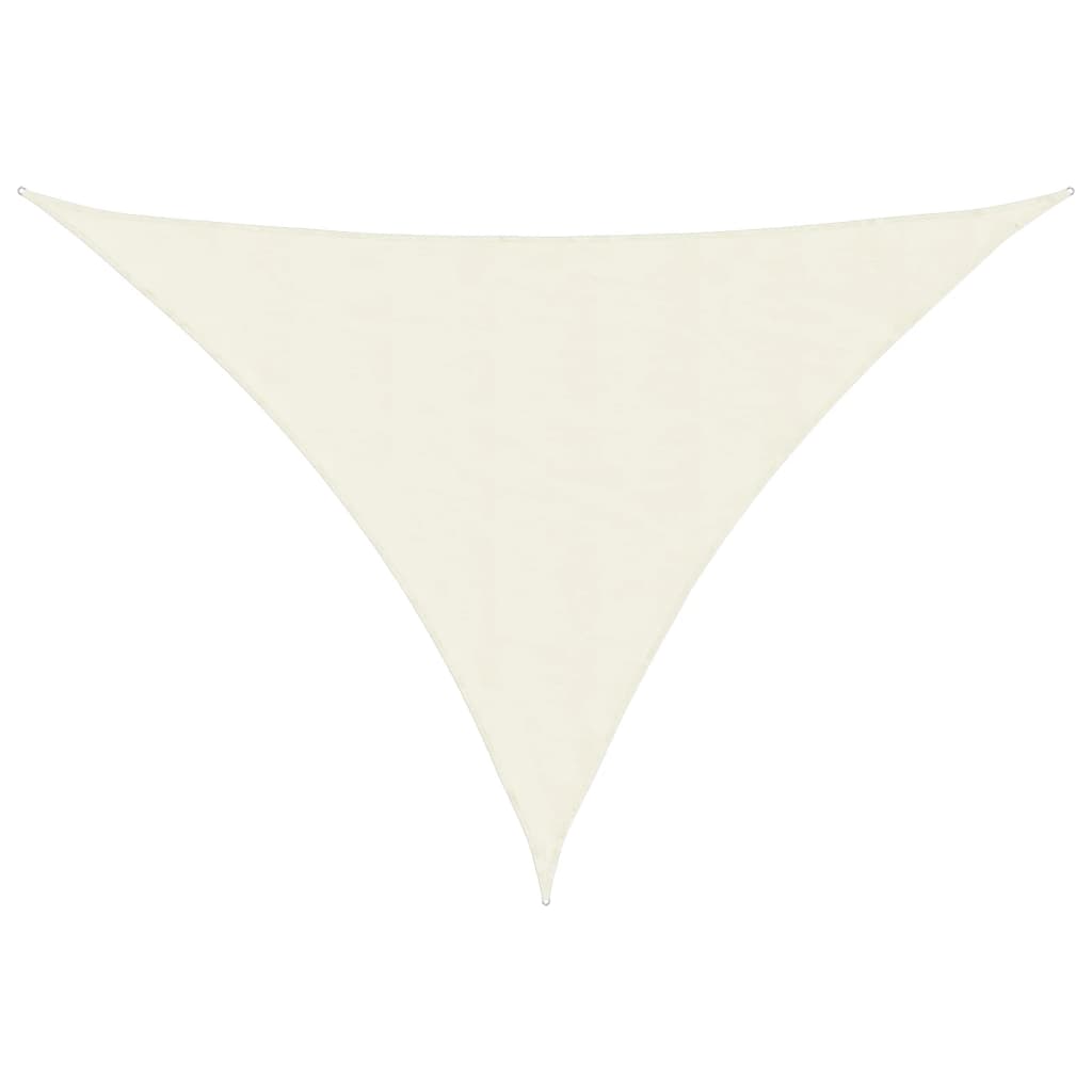 Sonnensegel Oxford-Gewebe Dreieckig 5x5x6 m Creme