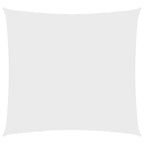 Sonnensegel Oxford Gewebe Quadratisch 3,6x3,6 m Weiß