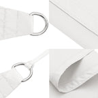Sonnensegel Oxford-Gewebe Dreieckig 3,5x3,5x4,9 m Weiß