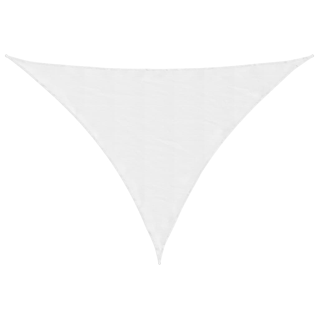 Sonnensegel Oxford-Gewebe Dreieckig 4x5x6,4 m Weiß
