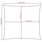 Sonnensegel Oxford-Gewebe Quadratisch 6x6 m Terrakottarot